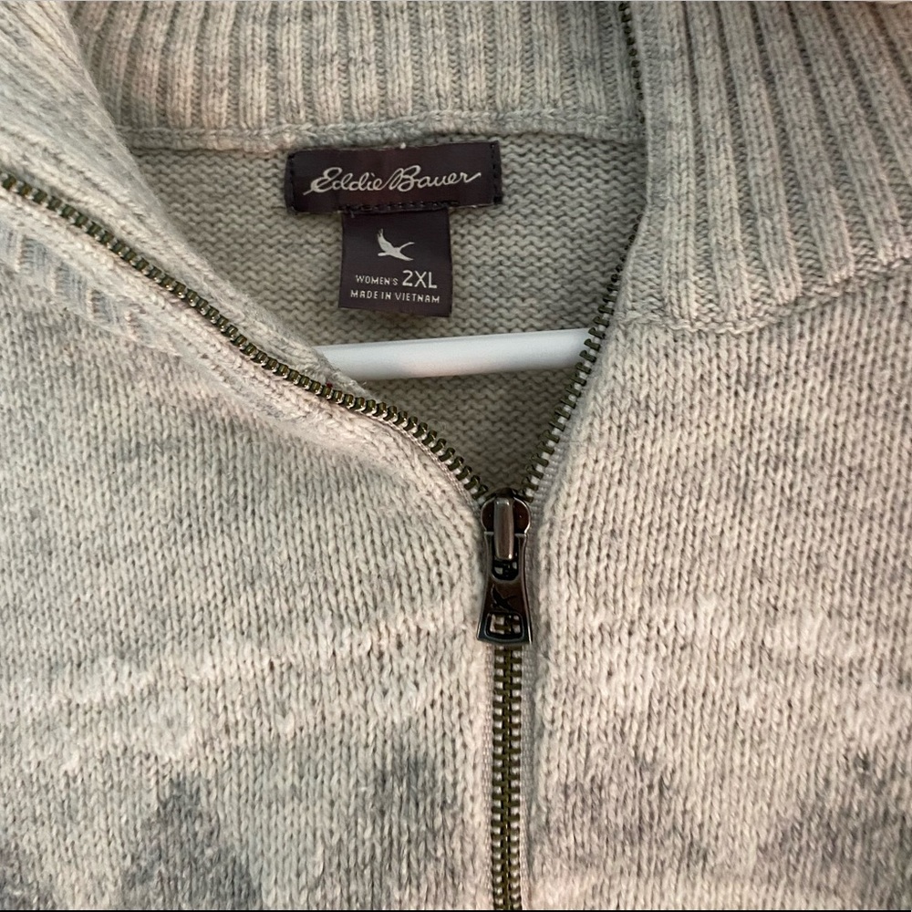 NWOT Eddie Bauer Quarter Zip - Picture 4 of 5